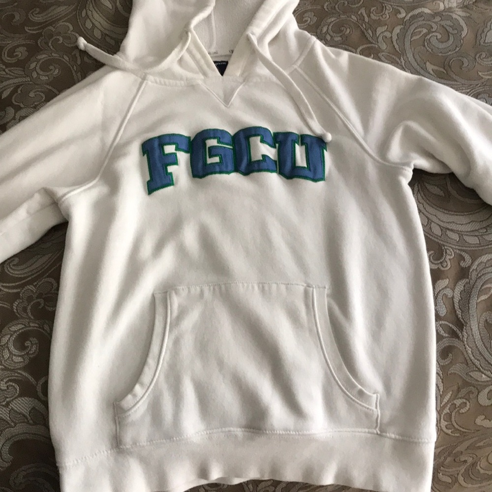 FGCU white hoodie size S